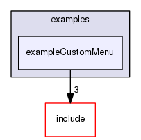 exampleCustomMenu